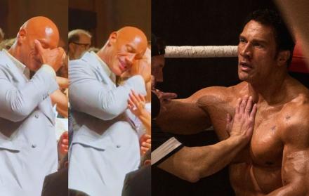 Las lágrimas de Dwayne Johnson en Venecia desatan rumores de nominación al Oscar