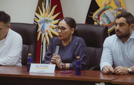 La ministra de Gobierno, Zaida Rovira