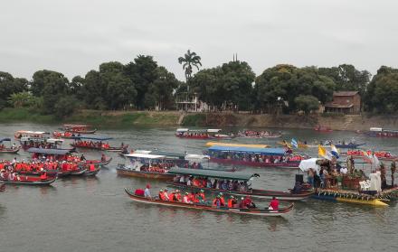Procesión del Cristo Negro en Daule