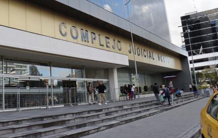 La audiencia del caso Manduria coimas, una causa derivada de Odebrecht, se instaló en el Complejo Judicial Norte de Quito.