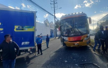 accidente de transito en Quito