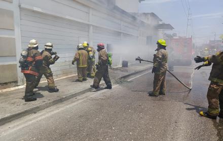 Bomberos de Guayaquil.