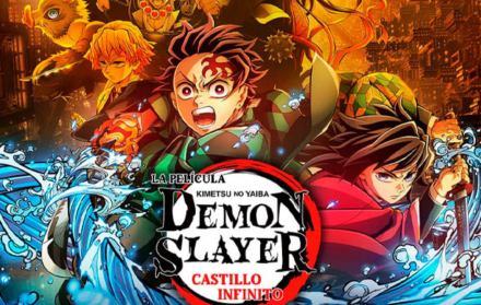 Afiche oficial de Demon Slayer: Infinity Castle – Part 1: Akaza Returns, que marca el inicio del final de la saga.