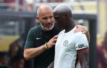 enzo maresca y moises caicedo