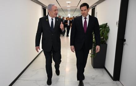 Benjamín Netanyahu y Marco Rubio