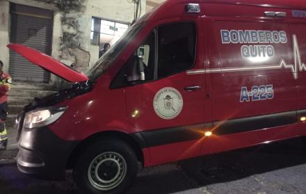 Robo ambulancia Quito