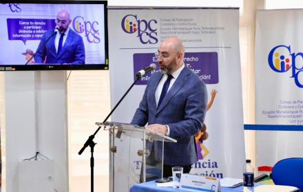 Mario Godoy respondió a las críticas de los candidatos Juan Carlos Benalcázar y Alejandra Villacís, durante las presentaciones del plan de trabajo de los aspirantes a la Judicatura.