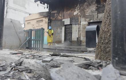 coche bomba centro de Guayaquil