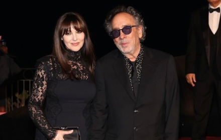 Monica Bellucci y Tim Burton