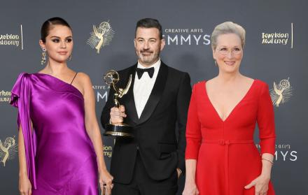 Selena Gómez, Jimmy Kimmel y Meryl Streep