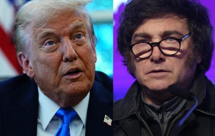 Javier Milei y Donald Trump