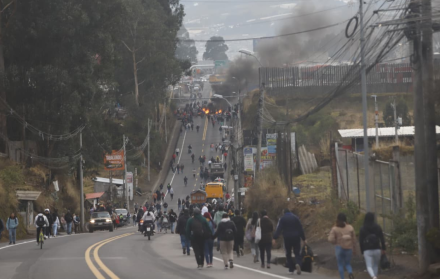 bloque de vías paro nacional