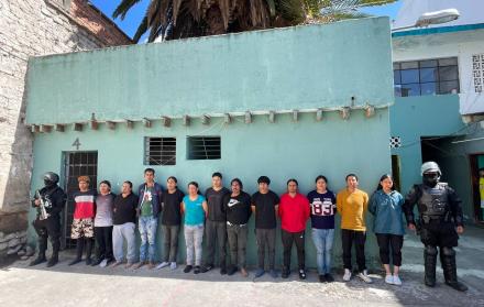 Según la Policía, la Gina Betel Cahuásqui Tambaco fue detenida y trasladada al CDP de Ibarra.