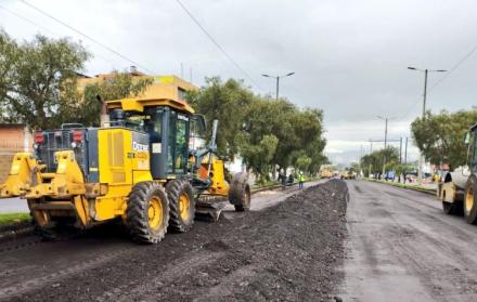 rehabilitación vial de la avenida Galo Plaza Laso