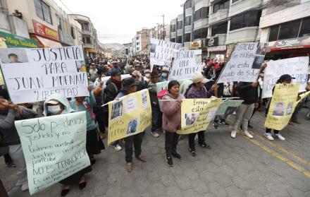 Familiares detenidos en el paro
