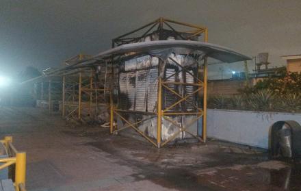 incendio en malecon