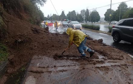 deslizamientos de tierra en Quito