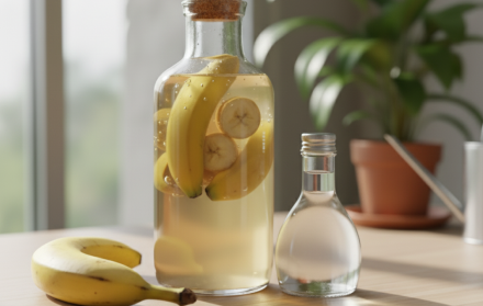 Banana y vinagre