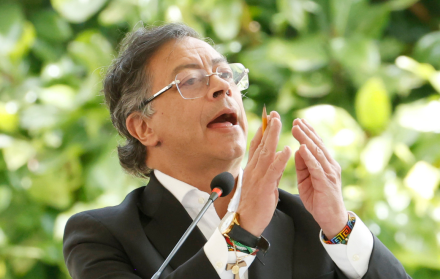 Gustavo Petro, presidente de Colombia, en una foto de archivo.