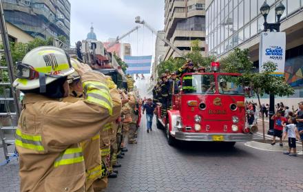Bomberos de Guayaquil.