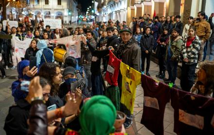 protesta paro nacional cuenca