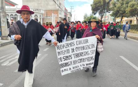 Protesta en Ambato