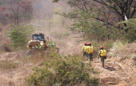 incendio en cerro Colorado