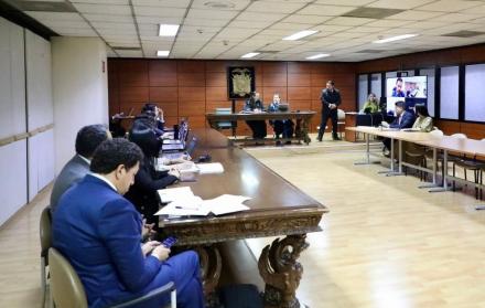 Pablo Muentes intervino en la audiencia de apelación del traslado e insistió en que lo cambien a la Cárcel 4 de Quito.