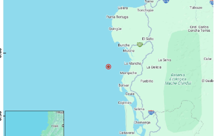 Temblor en Ecuador este 2 de octubre.