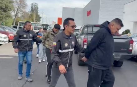 delincuentes capturados en Quito