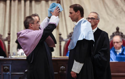 Nadal recibe título honoris causa por la U. de Salamanca