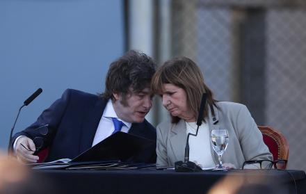 Javier Milei y Patricia Bullrich