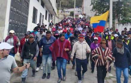 En Chimborazo, Marlon Vargas anunció que el paro de la Conaie se tomará Quito, si el Gobierno no acoge las demandas de los pueblos indígenas.