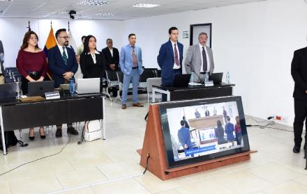 El pasado 18 de septiembre, la perito actuó en la audiencia de Juan Esteban Guarderas contra Aquiles Álvarez, en el TCE.