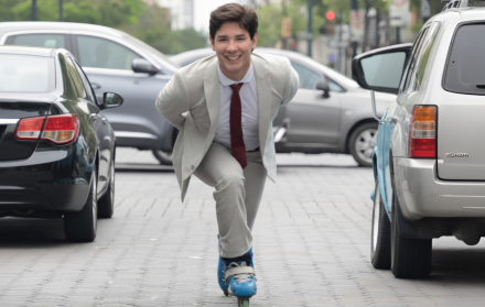 Antonio Borja el chico de los patines