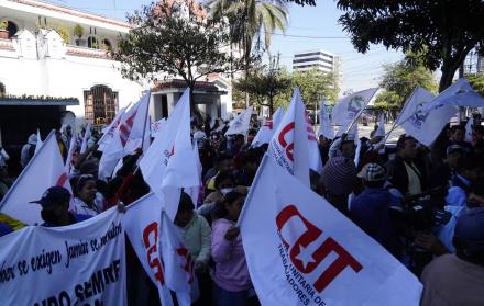 El dirigente sindical expresó su rechazo al vandalismo que, según él, ha desvirtuado el carácter legítimo de la protesta social.