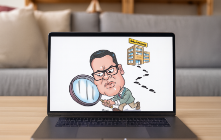 Caricatura de análisis sobre Galamedios y José Neira