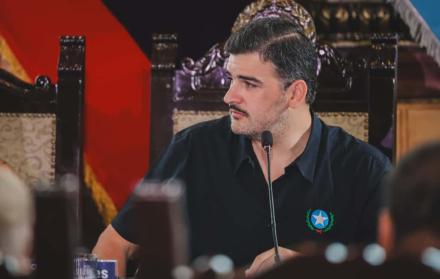 El alcalde de Guayaquil, Aquiles Álvarez, aún no se ha pronunciado tras el allanamiento en su residencia.