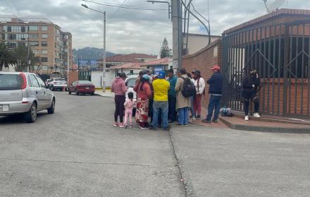Familiares detenidos en Cañar