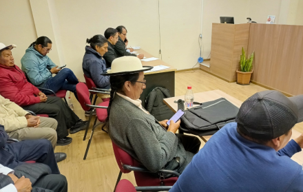 La audiencia se desarrolló en el cantón El Tambo.