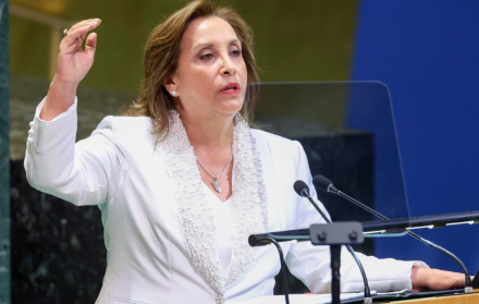 Fotografía de la presidenta de Perú, Dina Boluarte.