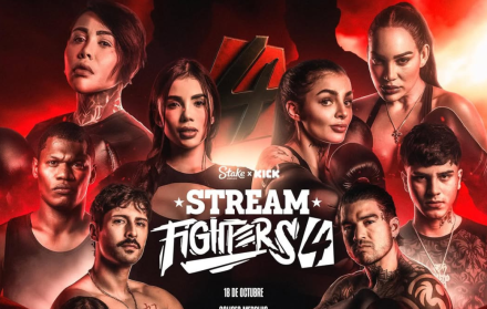 Son seis peleas las confirmadas en la cuarta edición del Stream Figthers.