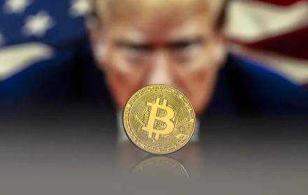 Bitcoin y la imagen de Donald Trum