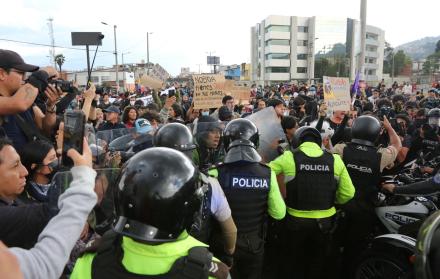 Manifestaciones en Quito.
