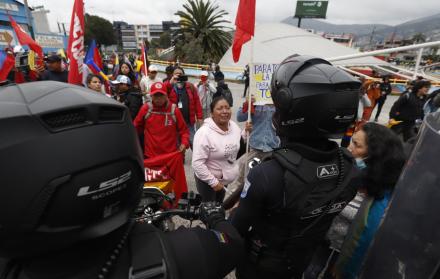 Marcha en Quito
