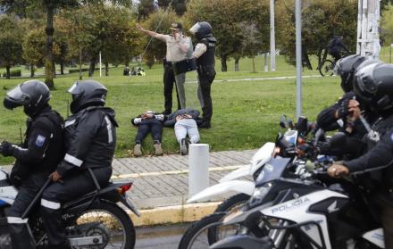 detenidos en el paro