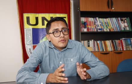 Andres Quishpe dialoga con EXPRESO