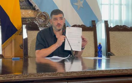 Aquiles Álvarez, alcalde de Guayaquil, denunció el accionar del poder Judicial al liberar al presunto autor de la explosión en el sector de La Bahía.