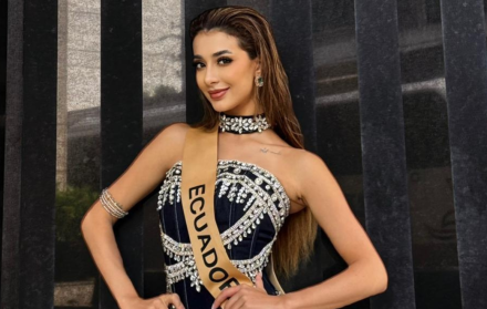 Samantha Quenedit representa a Ecuador en el Miss Grand International 2025.