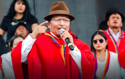 Guillermo Churuchumbi, coordinador nacional de Pachakutik